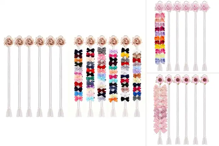 Detailed view of Best 6Pcs Flower Organizer Clips: Sweet & Tidy