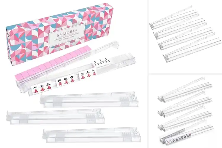 Detailed view of Best Acrylic Mahjong Racks