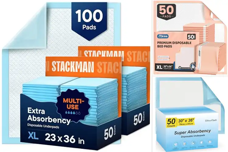 Detailed view of Best Adult Underpads