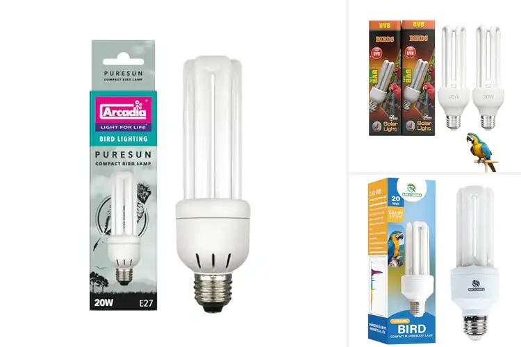 Detailed view of Best Bird Health UV Lamps