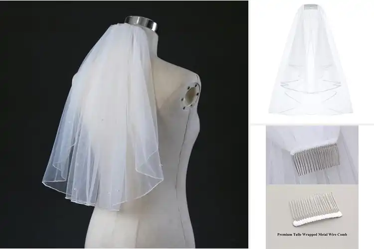 Detailed view of Best Bridal Veil For First Dance
