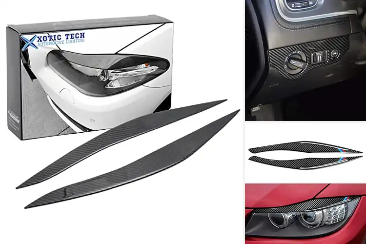 Detailed view of Best Carbon Fiber Headlight Trim