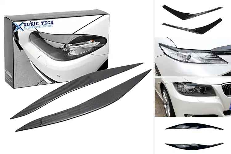 Detailed view of Best Carbon Fiber Look Eyebrow Eyelid Trim