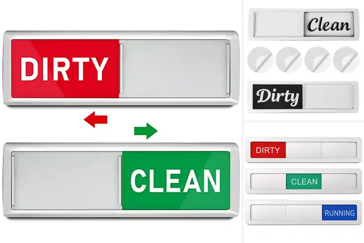 Detailed view of Best Clear Acrylic Dishwasher Indicator