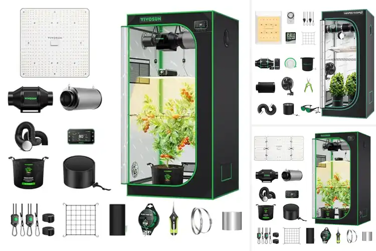 Detailed view of Best Complete Grow Tent Kit