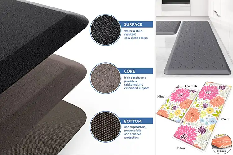 Detailed view of Best Cushioned Kitchen Mat For Anti Fatigue Comfort