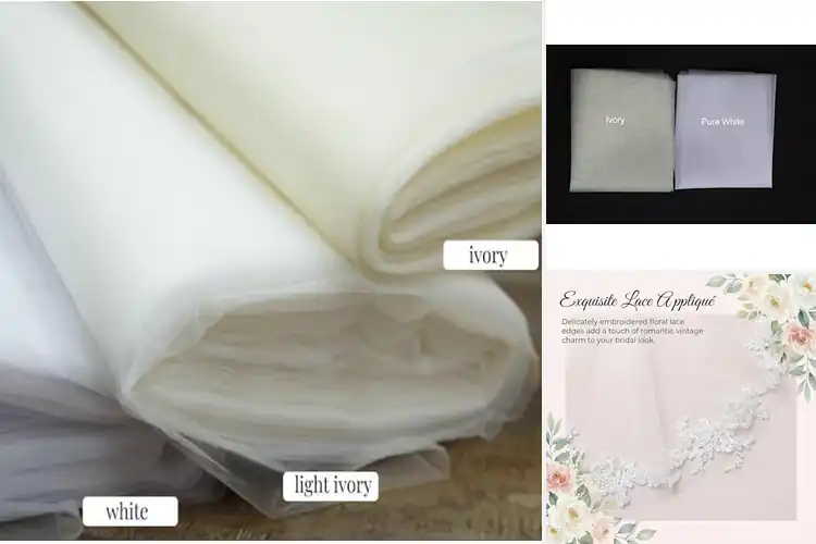 Detailed view of Best Custom Wedding Veils