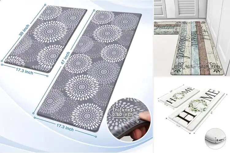 Detailed view of Best Decorative Kitchen Mats: 10 Stylish & Practical Picks