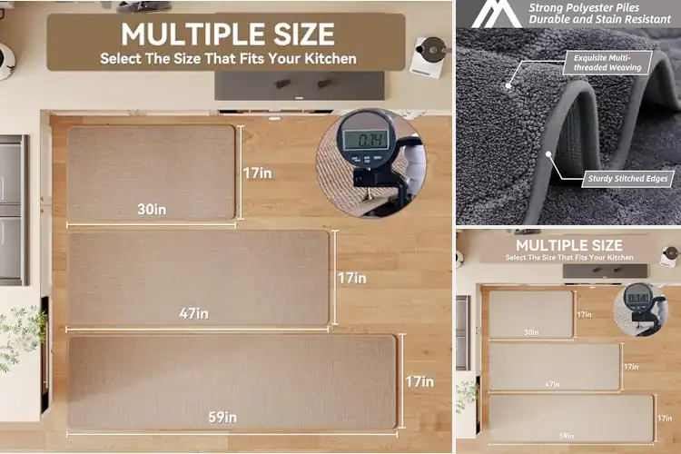 Detailed view of Best Easy Clean Kitchen Rugs