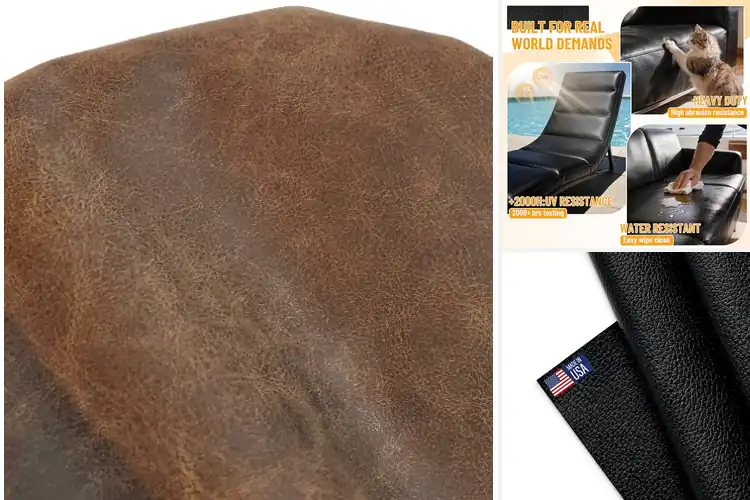 Detailed view of Best Faux Leather Upholsteries