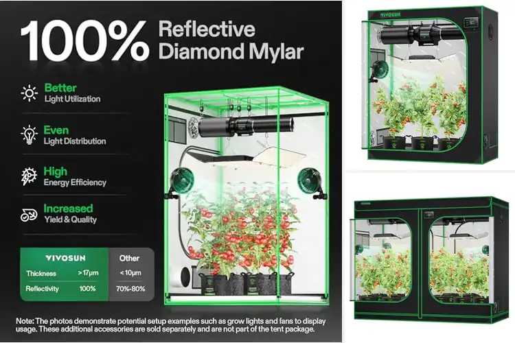 Detailed view of Best Indoor Grow Tents