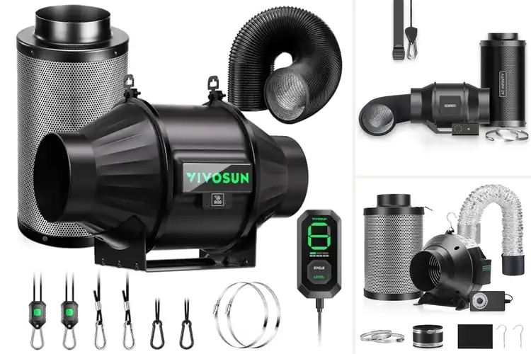 Detailed view of Best Inline Fan With Carbon Filter Combos