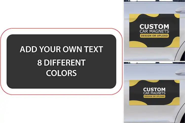 Detailed view of Best Large Text Design Magnet