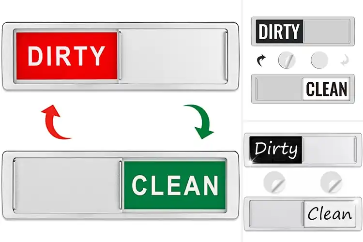 Detailed view of Best Large Text Dishwasher Magnet