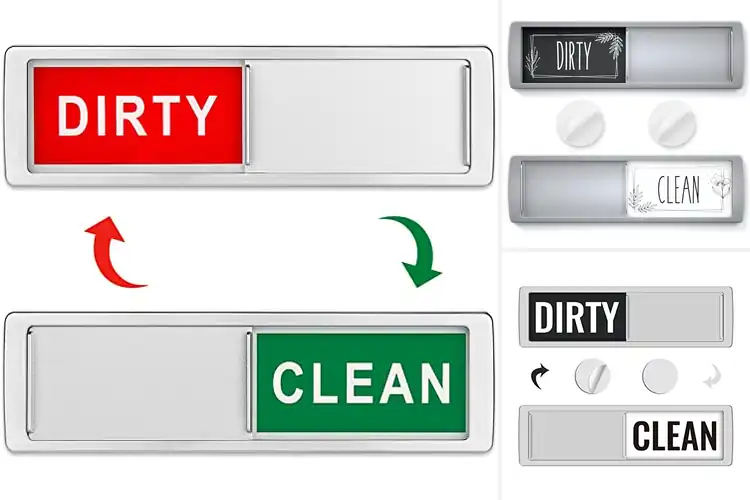 Detailed view of Best Large Text Dishwasher Sign
