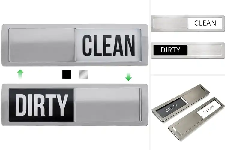 Detailed view of Best Modern Silver Dishwasher Magnet