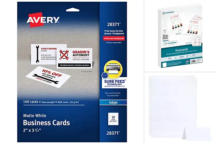 Detailed view of Best Printable Card Materials