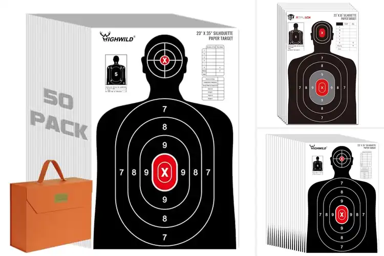Detailed view of Best Pro Torso Silhouette Targets