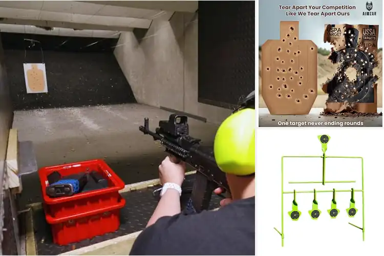 Detailed view of Best Reversible Shooting Targets