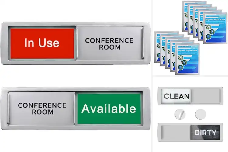 Detailed view of Best Silver Finish Magnetic Sign