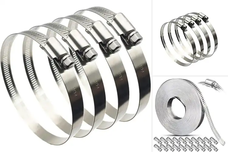 Detailed view of Best Stainless Steel Clamps For Ducting