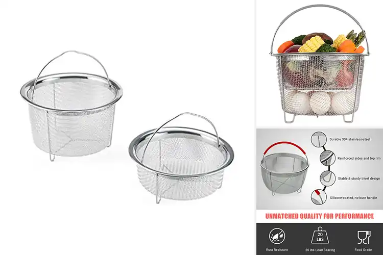 Detailed view of Best Stainless Steel Steamer Baskets For Instant Pot