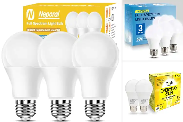 Detailed view of Best Sunlight Simulation Bulbs