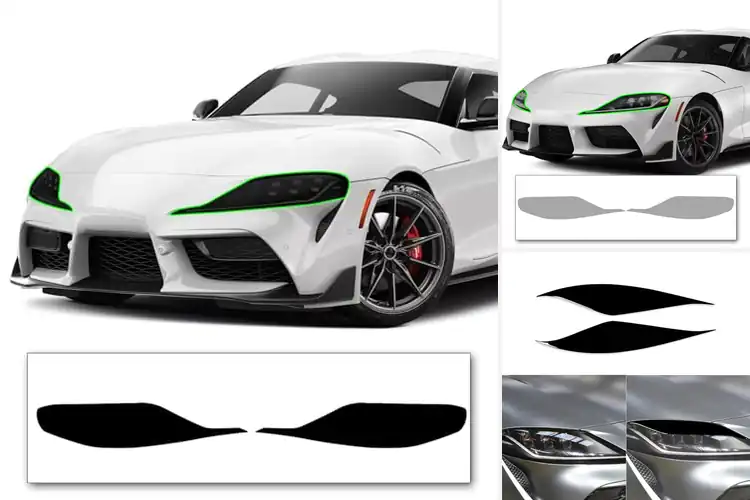Detailed view of Best Toyota Supra Headlight Covers