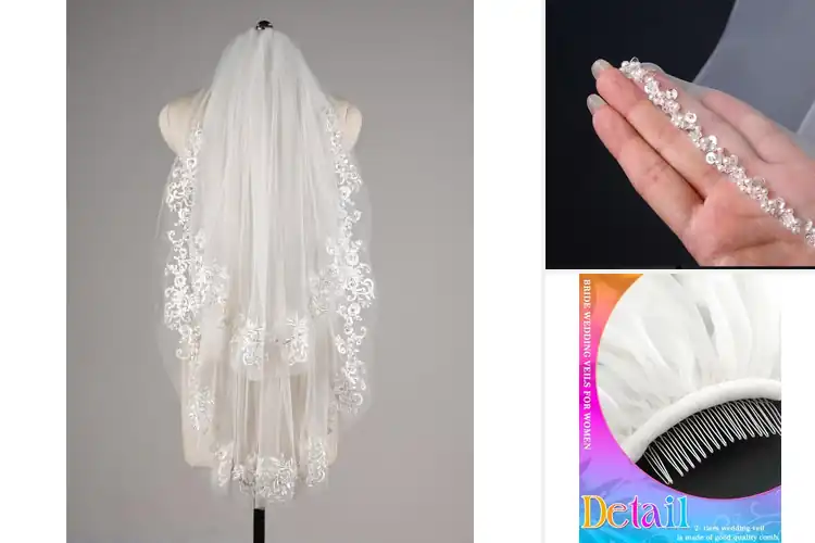 Detailed view of Best Two Tier Veils: Find Your Perfect Wedding Match