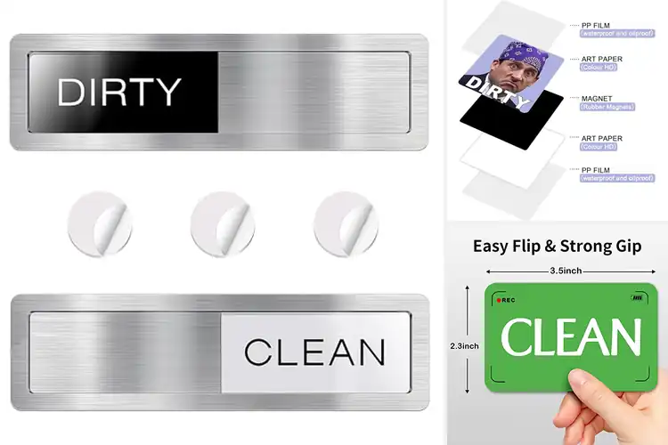 Detailed view of Best Universal Dishwasher Magnet: End Dish Confusion Now