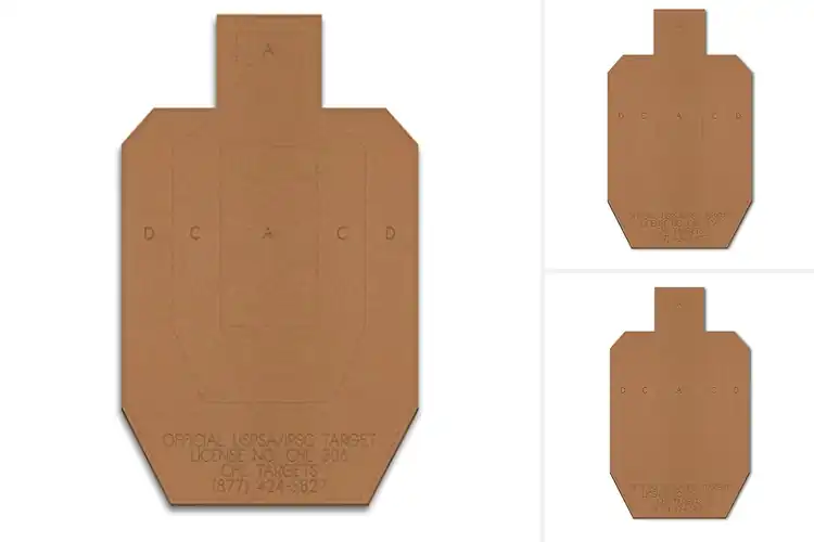 Detailed view of Best Uspsa Cardboard Torso Targets