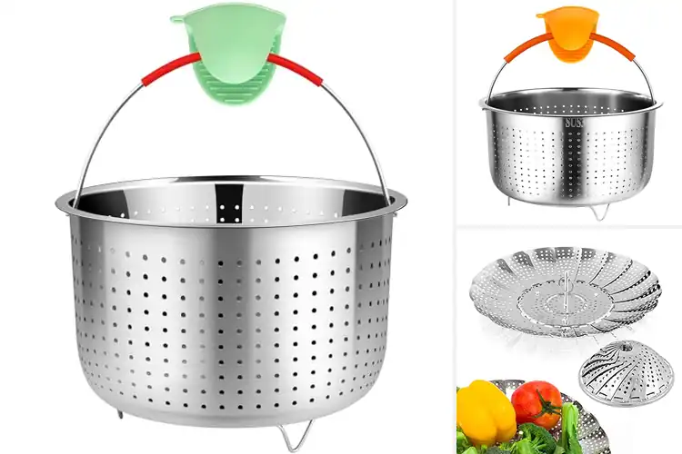 Detailed view of Best Vegetable Steamer Basket For Broccoli And Quinoa