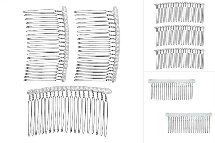 Detailed view of Best Veil With Comb For Secure Fit