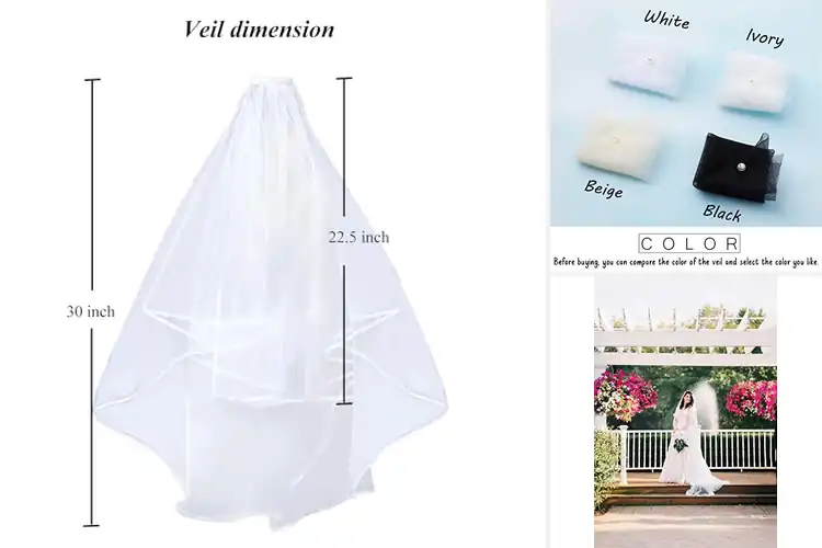 Detailed view of Best Wedding Veils