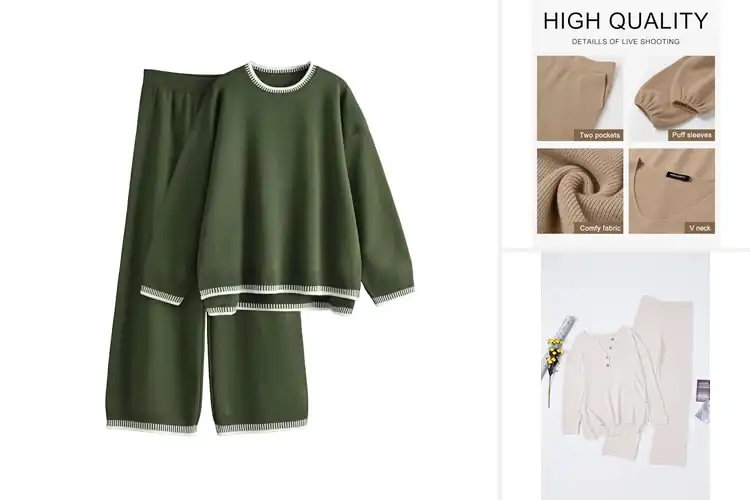 Detailed view of Best Winter Knit Sets: Cozy & Stylish Picks for Cold Days